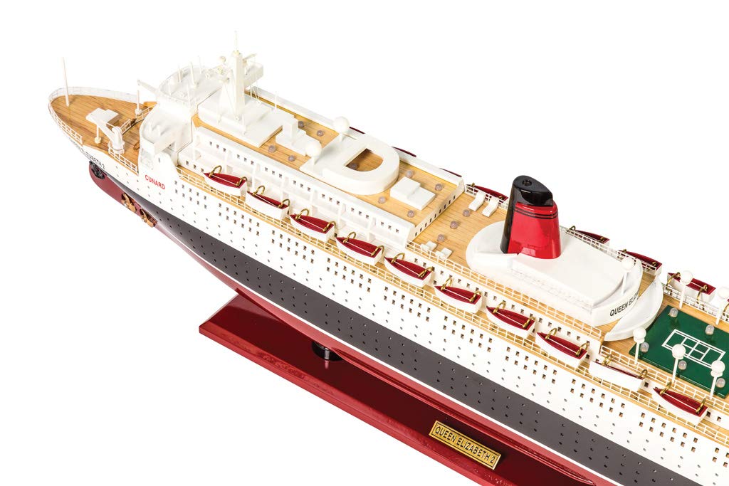 Amazon.com: Seacraft Gallery Queen Elizabeth 2 Model Ship with LED